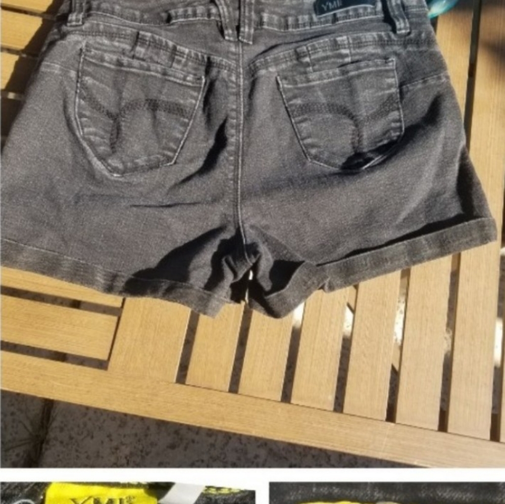 YMI Wanna Betta Big Butt black Jean short